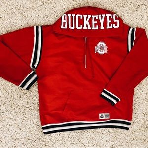 PINK Ohio State Windbreaker